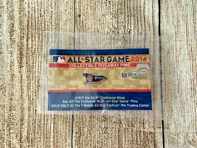 2014 MLB All Star Game Officially Licensed Lapel Pin Wincraft Pennant • $7.99