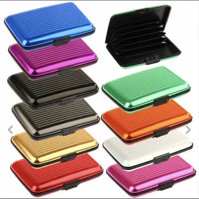 £2.25 • Buy Aluminum Credit Card Holders RFID Blocking Business Card Case Security Wallets