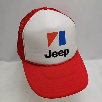Jeep Hat | Jeep Trucker Hat AMC Mesh Snapback Cap Hat Adjustable Vintage • $15