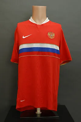 Russia Red Nike Away Medium M Euro 2008 Authentic Shirt Jersey CCCP  • $69.99