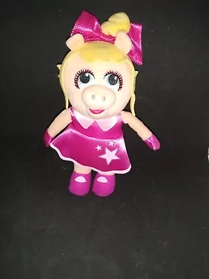 Disney Junior Muppet Babies Miss Piggy Plush 8” Stuffed Animal Toy Pink Dress • $0.99