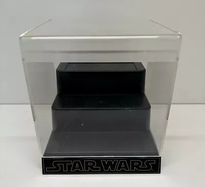 Star Wars Master Replicas Trio Display Case Stand Scale .45 Lightsaber No Box • $150