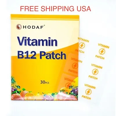 B12 Energy Vitamin Topical Patch 30 Day Supply  Supplement Patches  Usa Seller • $9.99