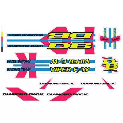 1991 Diamond Back Viper BMX Decal Set • $105