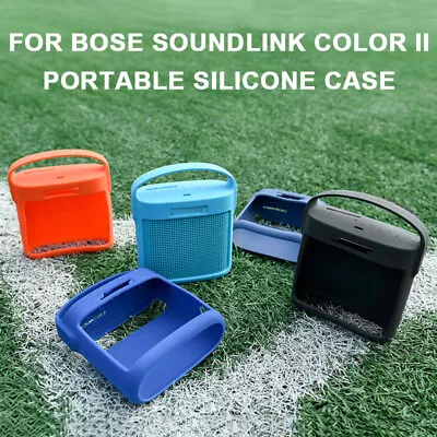 Silicone Case For BOSE Soundlink Color II Blue-tooth Speaker Protective Cover • $21.25