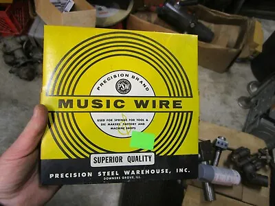 1 Lb Roll Precision Brand Music Wire .146 Spring Steel Tool Die Makers 41 Ga USA • $10