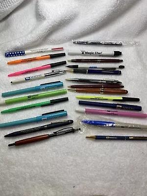 VINTAGE Maytag Old Lonely  Company Advertising Lot Of 23 NICE Collectible Pens • $7.99