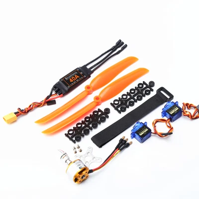$35.85 • Buy Brushless Motor 1400KV 40A  8060 Propeller 9G Micro Servo 2pcs For RC B6Q3