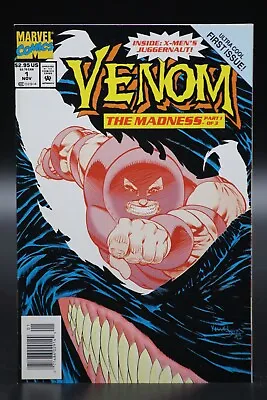 Venom The Madness (1993) #1 Newsstand Kelley Jones Juggernaut Embossed Cover NM- • $5