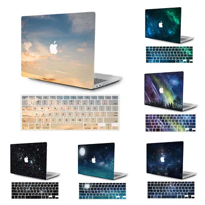 2in1 Hard Case Cover Shell +Keyboard Skin For MacBook Air Pro 13 14 15 16 UK30 • $17.99