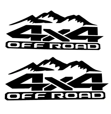 2x Dodge Ram 4x4 Decal Sticker Off Road 1500 2500 Dakota Truck Set Vinyl Bedside • $7.99