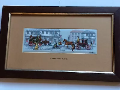 £11 • Buy J.&J.Cash Ltd - Cashs Woven (Silk) Pictures - Street Scene - Strassensvene