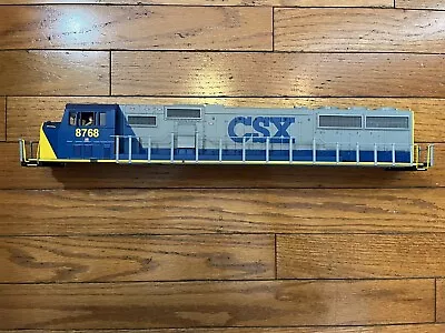 + MTH O Scale Premier CSX #8768 SD60M Diesel Engine Shell For Parts • $49.99