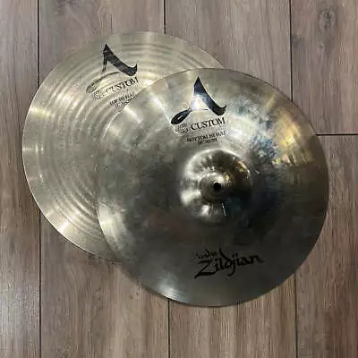 Zildjian A Custom 14  Hi Hat Cymbals #1031 • £195