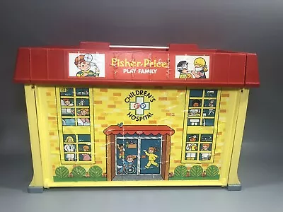 Vintage Fisher Price Play Family Little People Childrens Hospital #931 1976 • $32.99