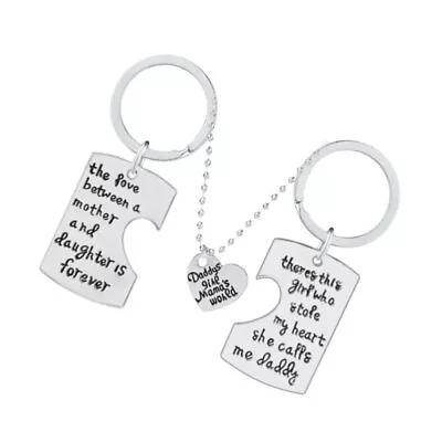 Mother Daughter Gifts Pendant Daddys Girl Key Chain Inspirational Keychain • $7.35
