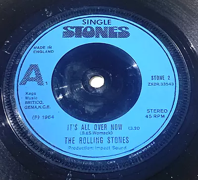 The Rolling Stones - It's All Over Now / I Want To Be Loved  7  Vinyl (ex) • £4.89