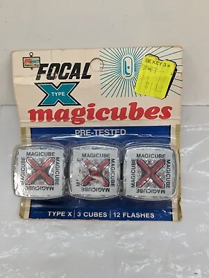 $10 • Buy Focal Type X Magicubes Type X 3 Cubes 12 Flashes Use With Magicube Camera Only