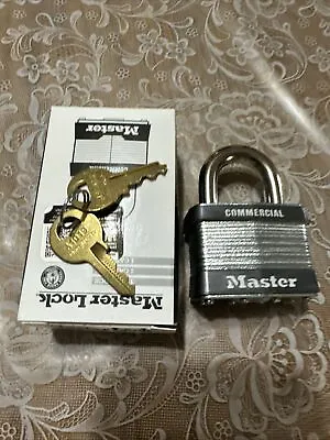 Master Lock 5KA A1019 No.5 Commercial Grade Laminated Steel Safety Padlock 2 In. • $17.50