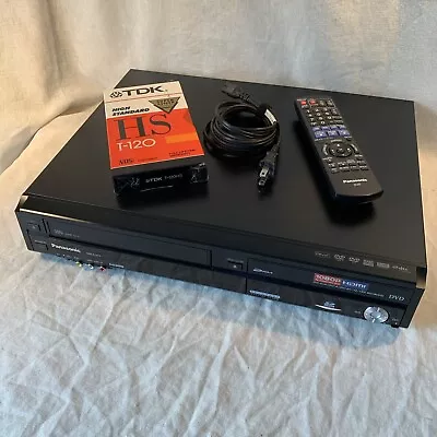 Panasonic DMR-EZ47V DVD Recorder VHS VCR Player Digital Tuner HDMI TESTED WORKS • $160