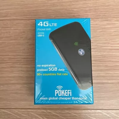 Smart Go POKEFi Pocket Mobile WiFi 4G LTE Travel Comfortable W/5GB Data New • $258.82
