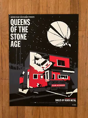 $50 • Buy Queens Of The Stone Age Concert Poster 2018 - Artwork By Kii Arens