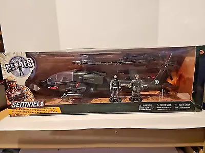 Toys R Us True Heroes Sentinel 1 APACHE AH-64D Helicopter With Figures Rare NIB • $150