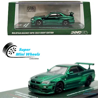 CHASE INNO64 1:64 Nissan Skyline GT-R R34 Z-TUNE Full Carbon Malaysia EXPO 2023 • $199.98