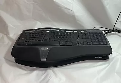 Microsoft Natural Ergonomic Keyboard 4000 With Riser Stand V1.0 USB Wired • $125