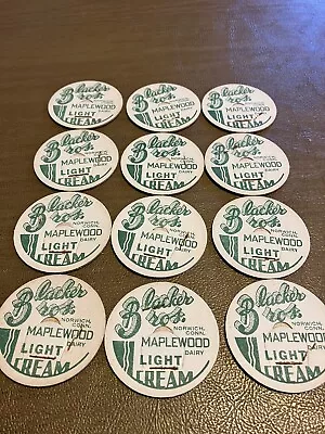 Lot Of 12 Maplewood Dairy NorwichConn.Milk Caps  • $1.25