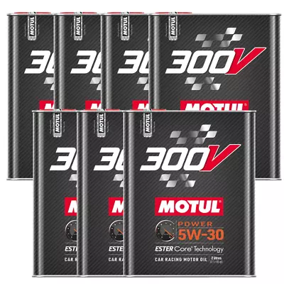 Motul 300V Competition 5W30 100% Synthetic Engine Racing Oil 110814 2L 7 Pack • $232.80