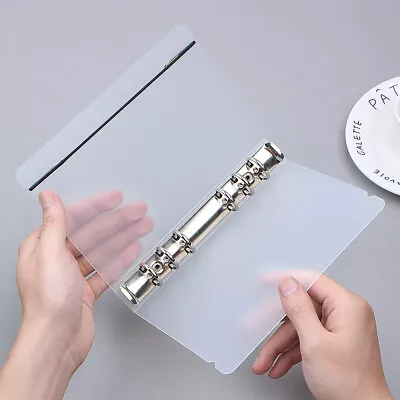 £4.94 • Buy A5/A6/A4/B5 Binder Matte Loose-Leaf Notebook Cover 6 Ring Stationery Journal