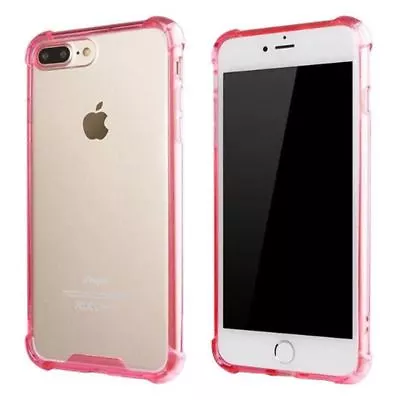 Shockproof Tough IPhone 8 / 7 Plus X 6S 5 SE Hard Gel Clear Case Cover For Apple • $6.90