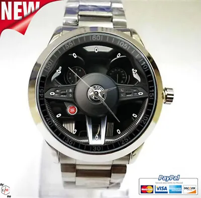 $23.88 • Buy Special Alfa Romeo Stelvio Quadrifoglio Steering Wheel Sport Unisex Wristwatches