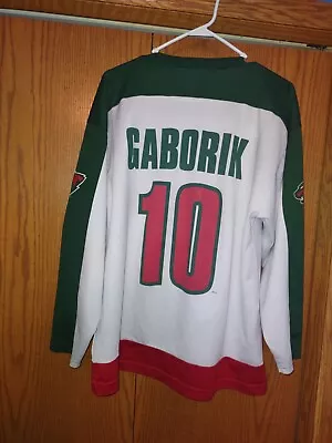 SWEET MARIAN GABORIK #10 Minnesota Wild Mens L Hockey Jersey Off The Bench🏒🔥🏒 • $35.48