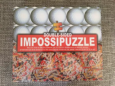 Impossipuzzle Golf Balls & Tees Jigsaw 550 Pieces Double Sided NEW SEALED GIFT  • £6.99