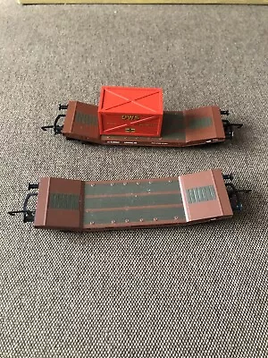 Hornby OO Gauge Lowmac Wagons X2 • £9.60