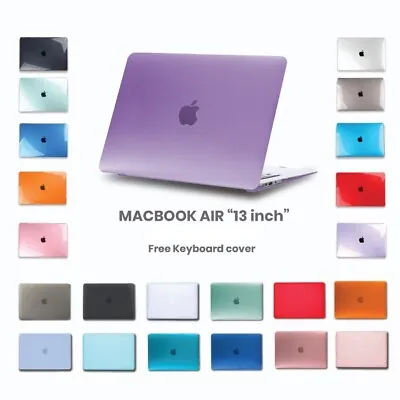 MacBook Matte Crystal Hard Shell Case + Keyboard Cover For Air 13/13.6 M2 Inch   • $17.95