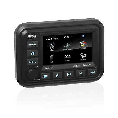 BOSS Audio Systems MGV550B 5” Touchscreen Bluetooth Amplified Boat Receiver • $279.52