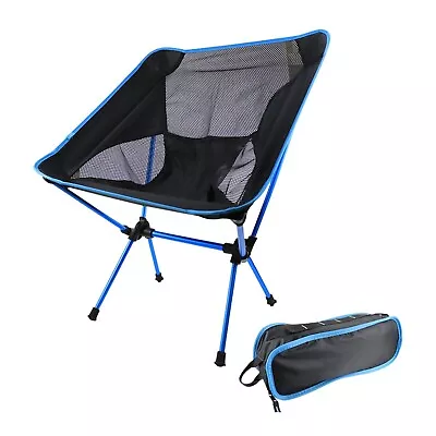 Distant Depot Ultralight Camping Beach Outdoor Chair Portable Foldable Blue • $49.99