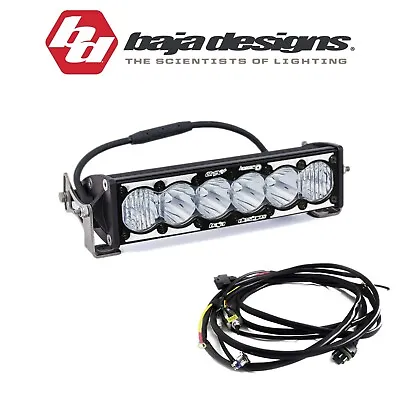 Baja Designs 10  OnX6+ Hybrid Laser Spot Light Bar W/ High/Low Wiring Harness • $1107.90