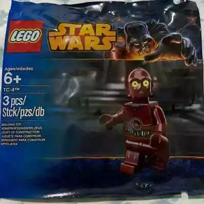 LEGO Star Wars TC-4 Polybag Minifigure Protocol Droid Sealed Poly Bag 5002122 • $24.89