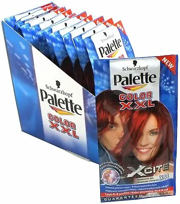 12x Schwarzkopf Bombastic Red X44 Palette Color XXL Xcite 25ml - Hair Colour • £9.99