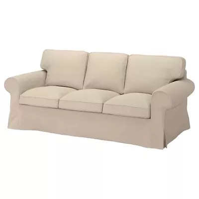 Ikea Ektorp 3 Seat Sofa Cover - Hallarp Beige - 205.035.71 • £150