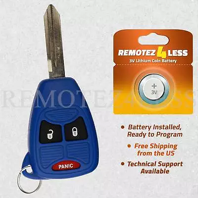 Keyless Entry Remote For 2005 2006 2007 Dodge Magnum Car Key Fob Blue • $10.39