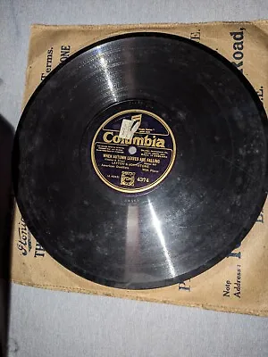 Columbia 78rpm Layton & Johnstone She Wants Persuading/ When Autumn Leaves Are  • £5