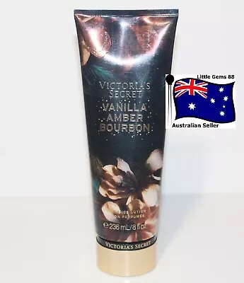 VICTORIA'S SECRET * Vanilla Amber Bourbon * SCENTED BODY LOTION 24 Hour Moisture • $19.99