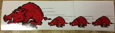 (1) Arkansas Razorbacks Vintage Decal/ Sticker Running Hogs • $3.99