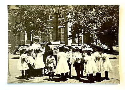 Washington DC School Children P Street Vintage Reproduction Postcard 1984 Mail • $8.50