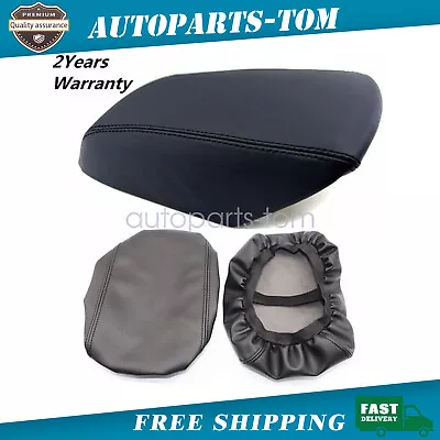 $7.79 • Buy Leather Center Console Lid Armrest Pad Cover 2011-19 FOR Ford Explorer Base Blk